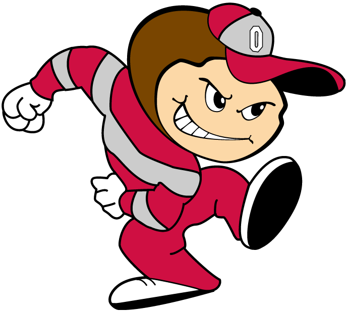 Ohio State Buckeyes 1995-2002 Mascot Logo diy iron on heat transfer